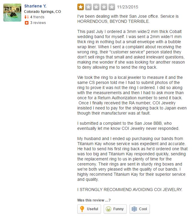 coi-jewelry-yelp-complaints
